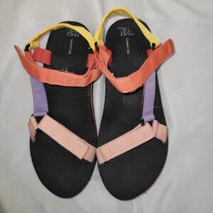 Multi-Colored Tru- Gem Size 12 Beach Sandals
